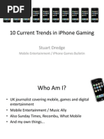 10 Current Trends in Iphone Gaming: Stuart Dredge