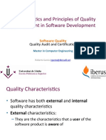 2 - Characteristics and Principles of Quality Management in Software Development