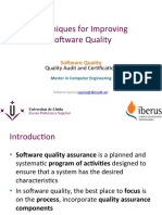 3 - Techniques for Improving Software Quality