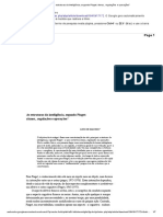 As Estruturas Da Inteligência, Segundo Piaget - Ritmos,. Regulações e Operaçães