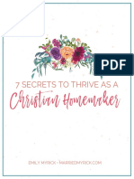 7 Secrets To Thrive As A: Christian Homemaker