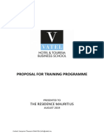 The Residence - Training Proposal 20190823 PDF