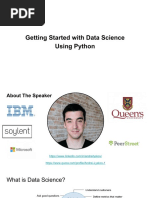 Getting Started With Data Science Using Python