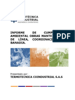 Informe de Cumplimiento Ambiental - Banadia Septiembre