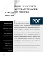 Determinants of Adoption of Third Generation Mobile Multimedia Services PDF