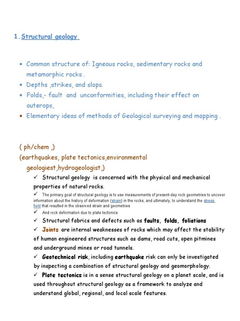 Understanding Structural Geology: An Introduction to Measuring Rock