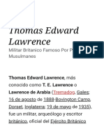 Biografia Thomas E. Lawrence
