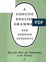 A Concise English Grammar Keys