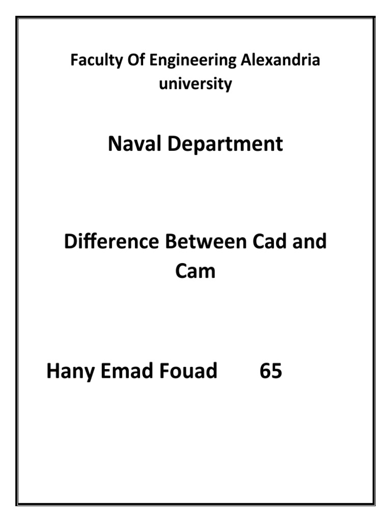 CAD vs CAM: Key Differences Between Computer Aided Design and ...