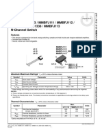 J111 / J112 / J113 / MMBFJ111 / MMBFJ112 / MMBFJ112 - SB51338 / MMBFJ113 N-Channel Switch