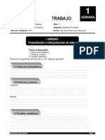 Estadística Trabajo 1 PDF