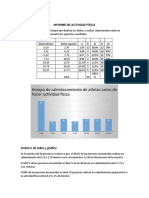 Informe de Actividad Física