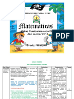 Mallas Curriculares Matemáticas Grado 1ro Institución Educativa Sucre