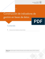 Construccion de Indicadores de Gestion de Bases de Datos PDF