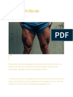 Build Big Legs with 30-10-30 Bodyweight Split Squats