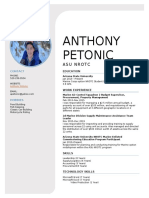 Anthony Petonic: Asu Nrotc