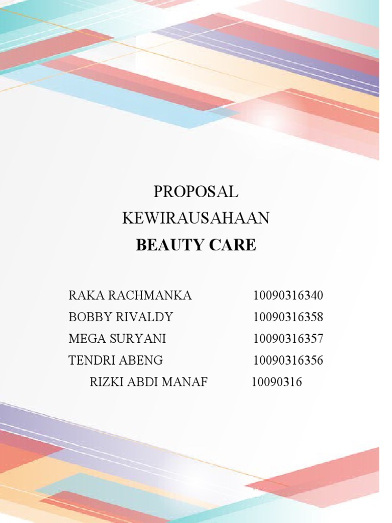 Proposal Bisnis Beauty Care | PDF