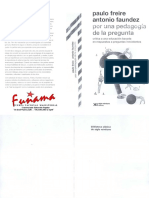 Freire, Faundez - 2013 - Por Una Pedagogía de La Pregunta PDF