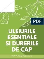 Uleiurile Esentiale Si Durerile de Cap PDF