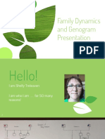 family dynamics and genogram presentation