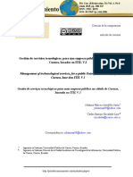 Gestión de Servicios Tecnológicos, para Una Empresa Pública de La Ciudad de Cuenca, Basados en ITIL V.3