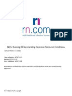 NICU Nursing: Understanding Common Neonatal Conditions