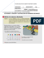 Matematicas 5° ACTIVIDAD 3 - Nelson Arango PDF