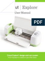 User Manual: Cricut Explore Design-And-Cut System