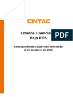 Ifrs Marzo 2010 - Cintac S A