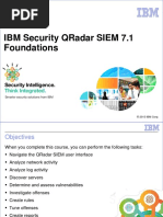 IBM QRadar SIEM Training Overview | PDF | Computer Network | Computer ...