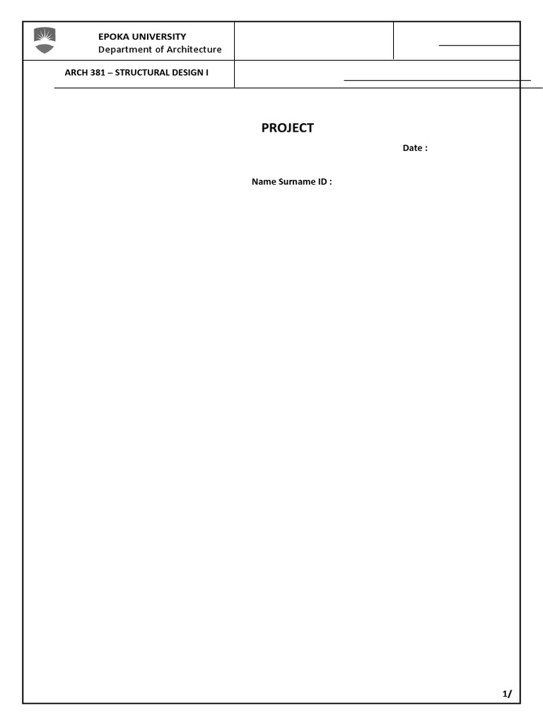 Arch 381 Project | PDF