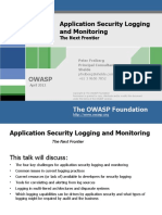Application Security Logging and Monitoring: Owasp