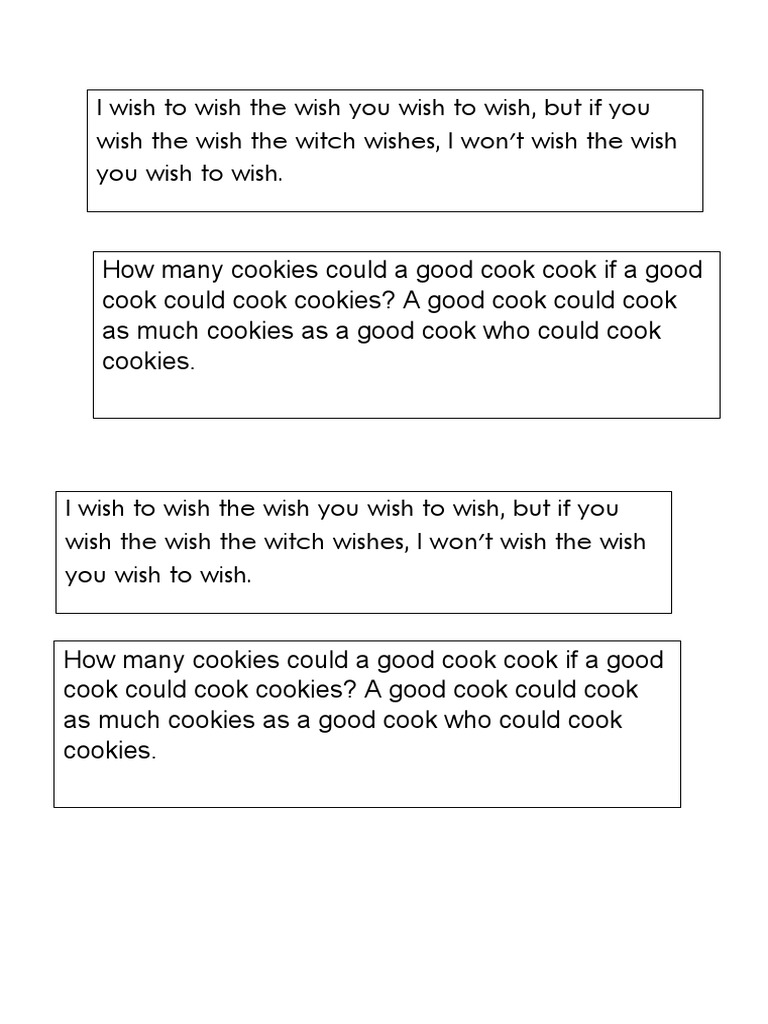 Tongue Twister | PDF