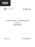 On Default Correlation: A Copula Function Approach: The Riskmetrics Group