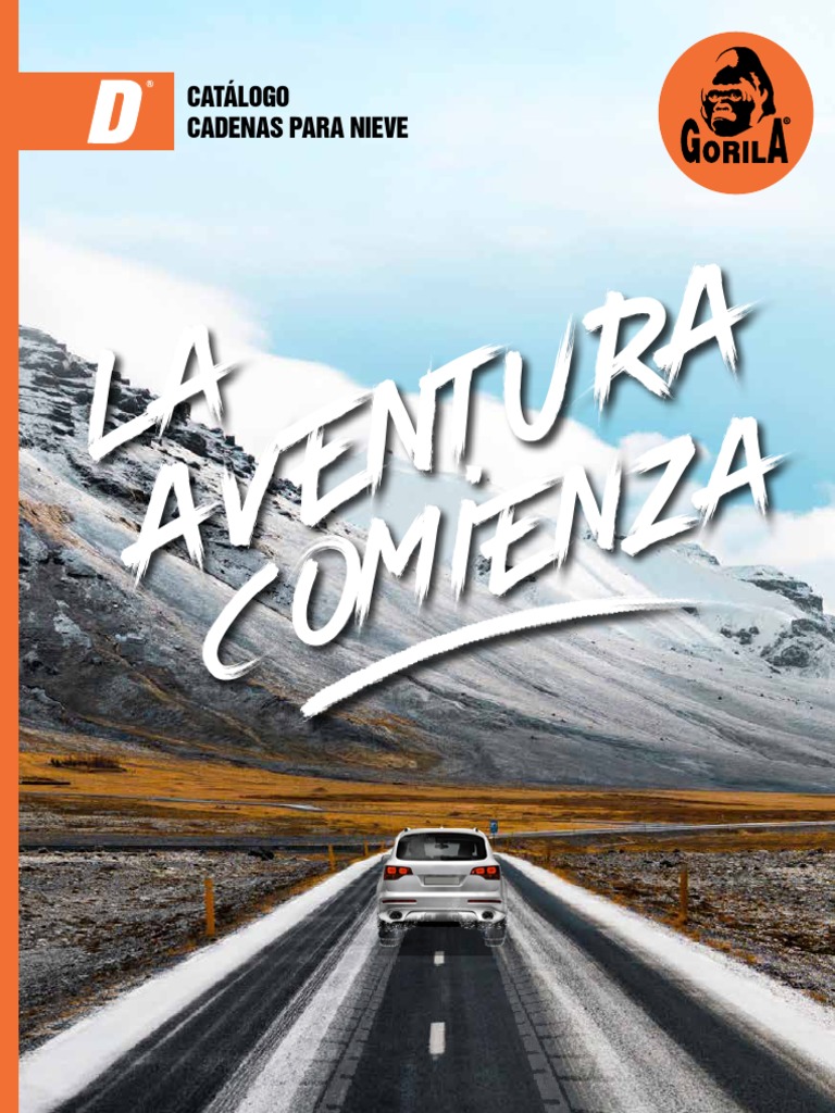 Catalogo Cadenas Nieve 2019 | PDF | Tracción en cuatro ruedas Neumático