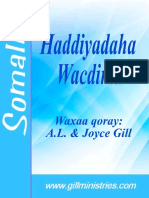 Somali Mucjisada  Adeega wacdinta