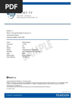 Sample: Mcmi - IV Millon Clinical Multiaxial Inventory-IV Interpretive Report