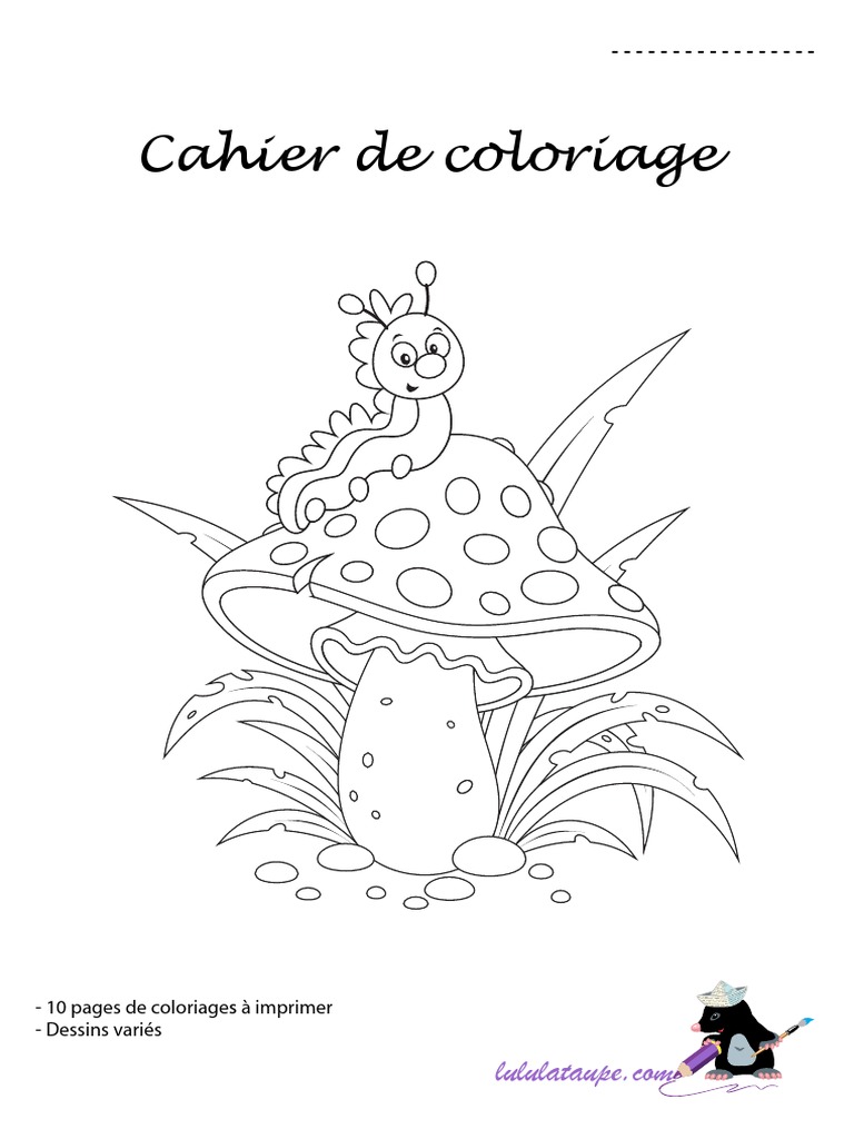Cahier De Coloriage à Imprimer Pdf Cahier de Coloriage PDF | PDF