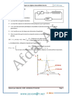Cours - Physique Oscillation Électrique Forcée - Bac Math (2013-2014) MR Afdal Ali