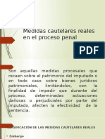 Medidas Cautelares Reales en El Proceso Penal Diapositivas