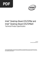 Intel Desktop Board D525MW Technical Product Specification