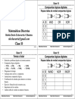 Matemáticas Discretas: Clase 10