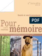 Pour Mémoire N° Hors Série Hiver 2017 - Santé Et Environnement