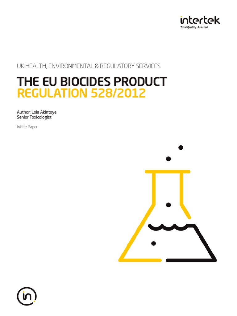 Biocides White Paper PDF Chemistry Business