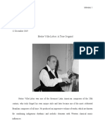 Heitor Villa-Lobos Research Paper