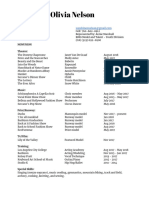 Sunshines Acting Resume 1