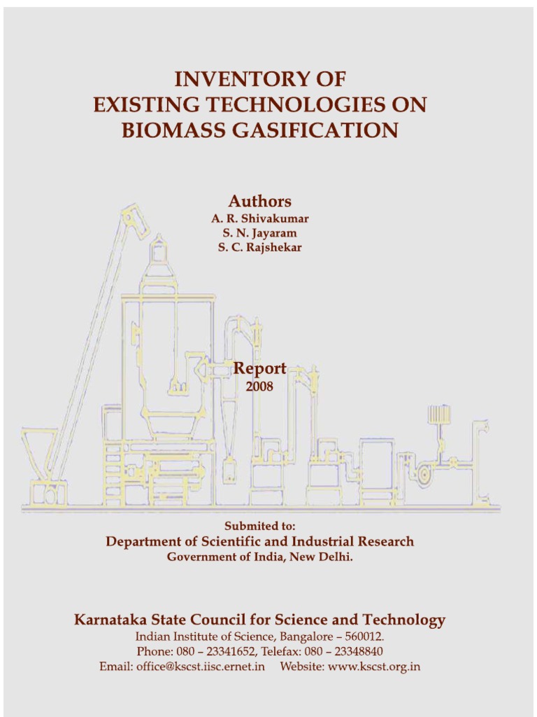Biomass Gasification Technologies in India | PDF | Gasification | Biomass