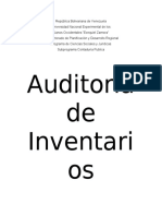 Auditoria de Inventarios