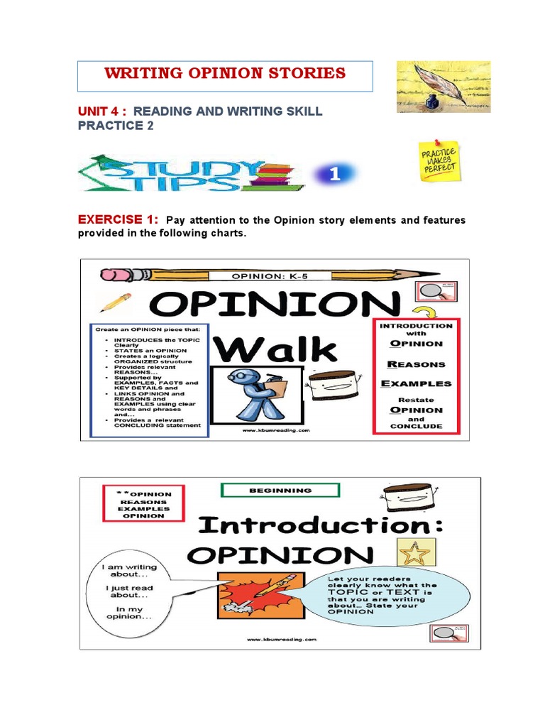 Unit 4 Reading and Writing Skill Practice 2 PDF Cognition