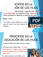 Principios en La Educación de Los Hijos